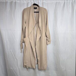 Express Tie Front Trench Coat (M)
